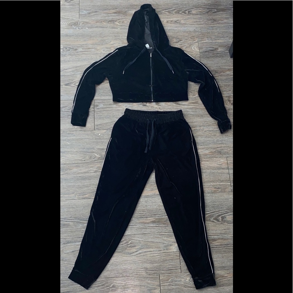Forever 21 Velvet Two Piece